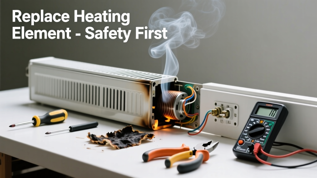 Baseboard Heater Smells Burning? Replace the Heating Element