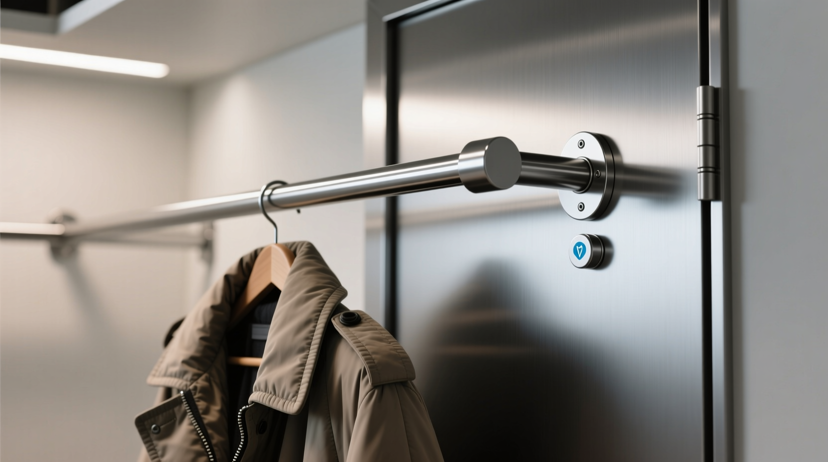 magnetic closet rods pacemaker safety heavy coat support