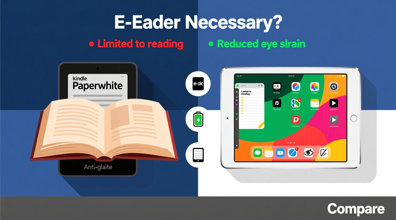 kindle paperwhite vs basic ipad is an e reader necessary if you have a tablet