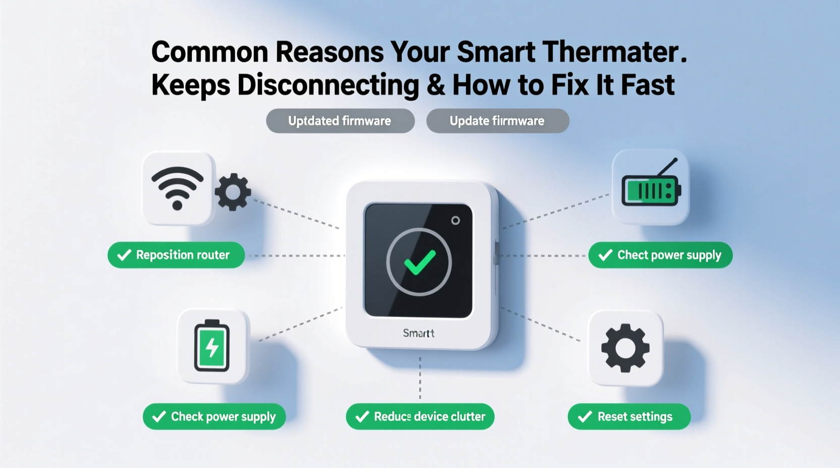 common reasons your smart thermostat keeps disconnecting and how to fix it fast