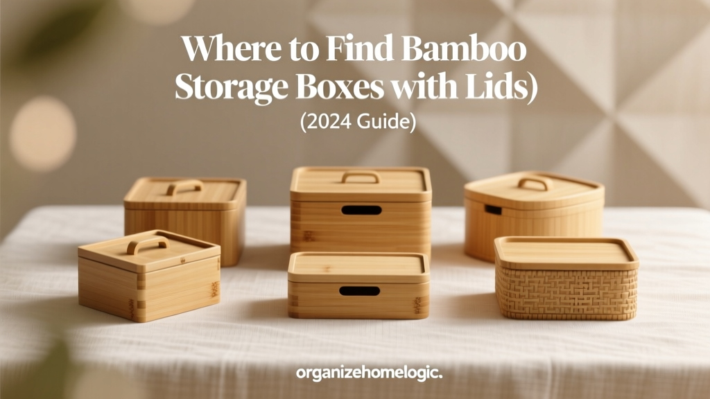 Where to Find Bamboo Storage Boxes with Lids (2024 Guide)