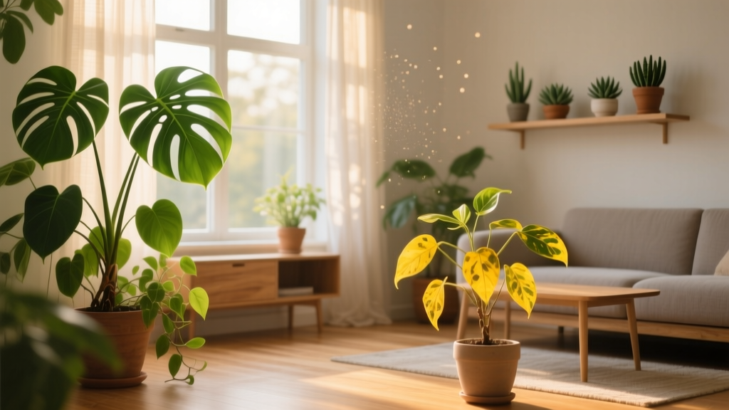 How Much Light for Indoor Plants with Yellow Leaves?