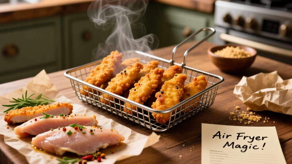 Crispy Air Fryer Chicken Fingers (No Deep Fryer!)