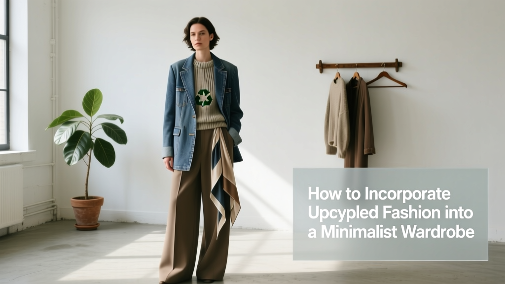 Upcycled Fashion Meets Minimalism: Style Smarter