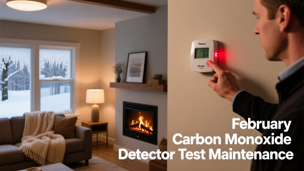 February Carbon Monoxide Detector Test & Maintenance