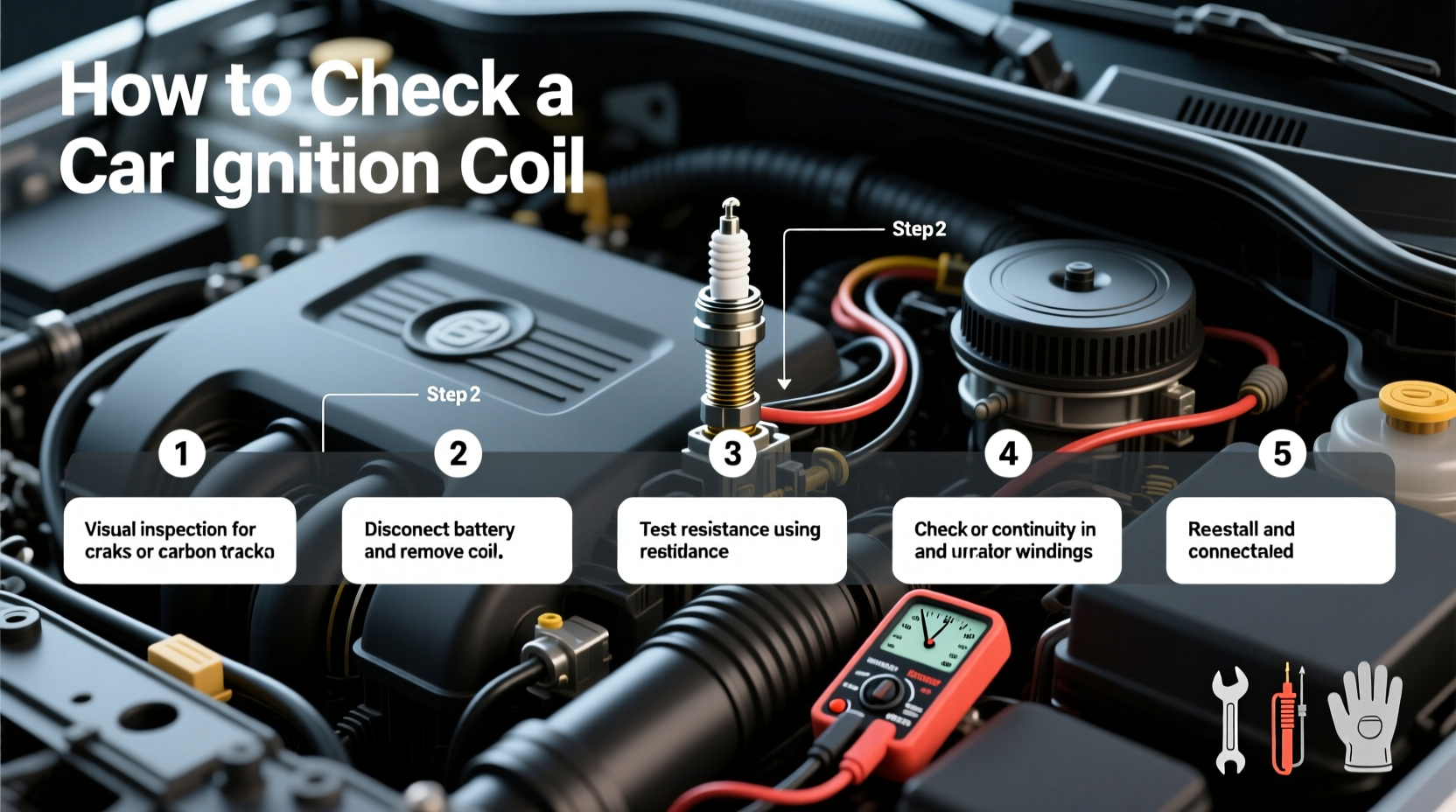 how to check a car coil