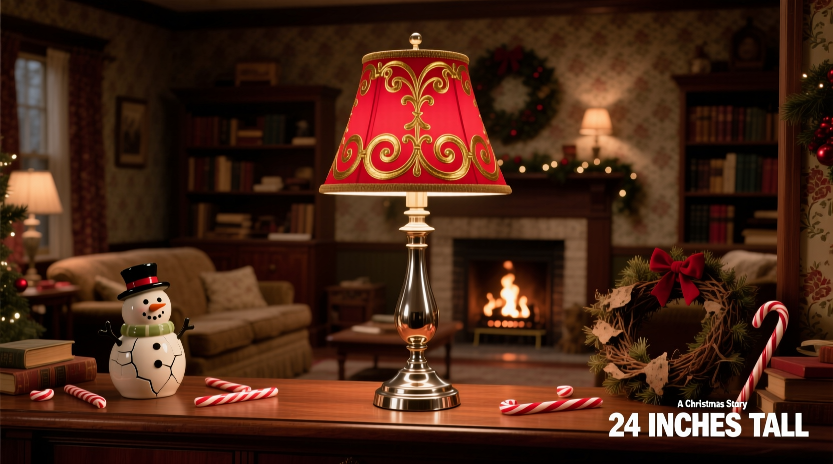 how tall was the leg lamp in a christmas story