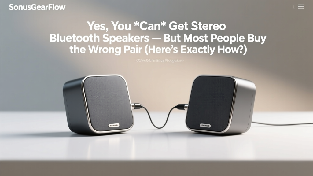 Stereo Bluetooth Speakers: True Left/Right Separation (2026)