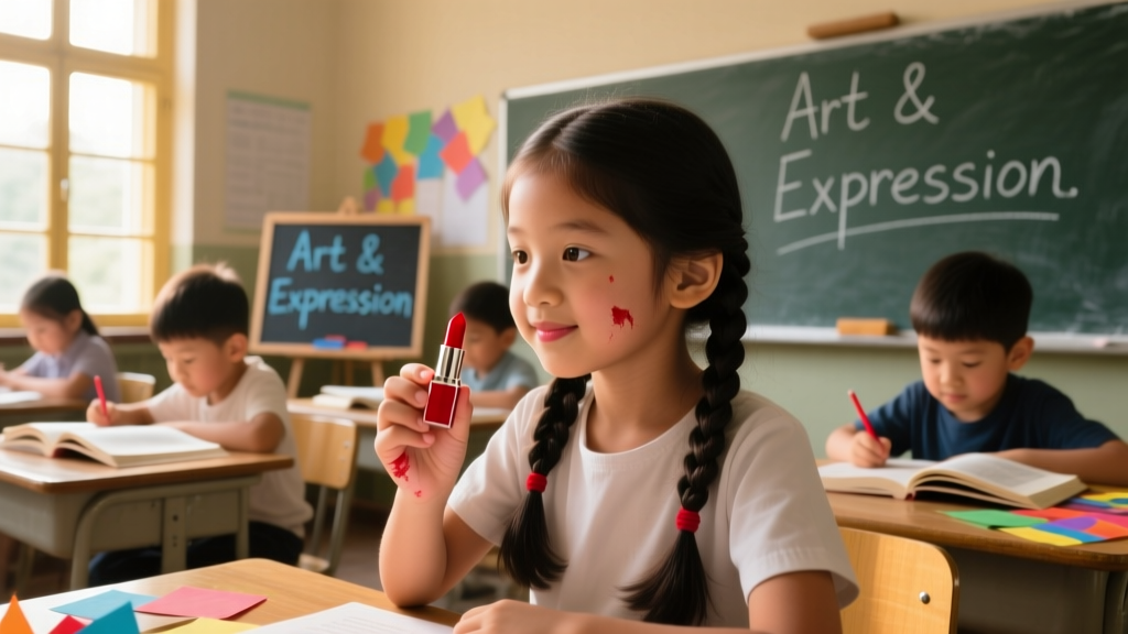 Rouge in Early Childhood: Developmental Significance, Educational Applications, and Safety Considerations