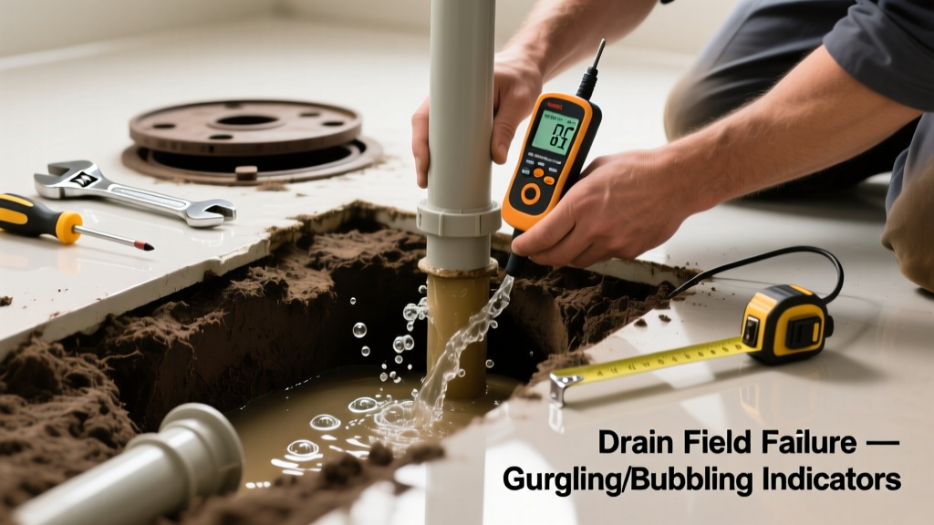 Drain Field Failing: Fixing Unusual Gurgling or Bubbling Noises
