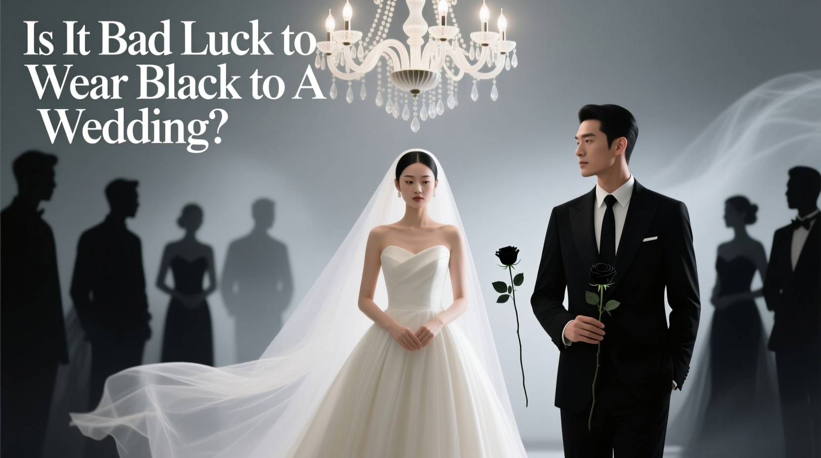 is it bad luck to wear black to a wedding