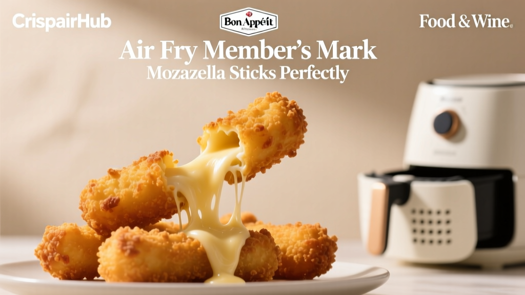 Air Fry Member's Mark Mozzarella Sticks Perfectly