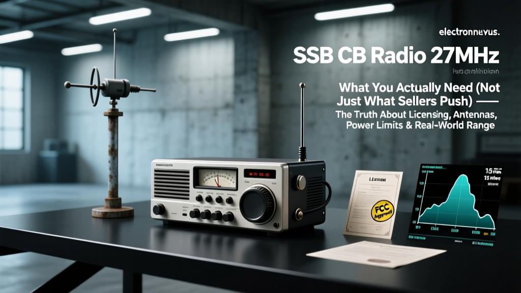 SSB CB Radio 27MHz: What You Actually Need (Not Just What Sellers Push) — The Truth About Licensing, Antennas, Power Limits & Real-World Range