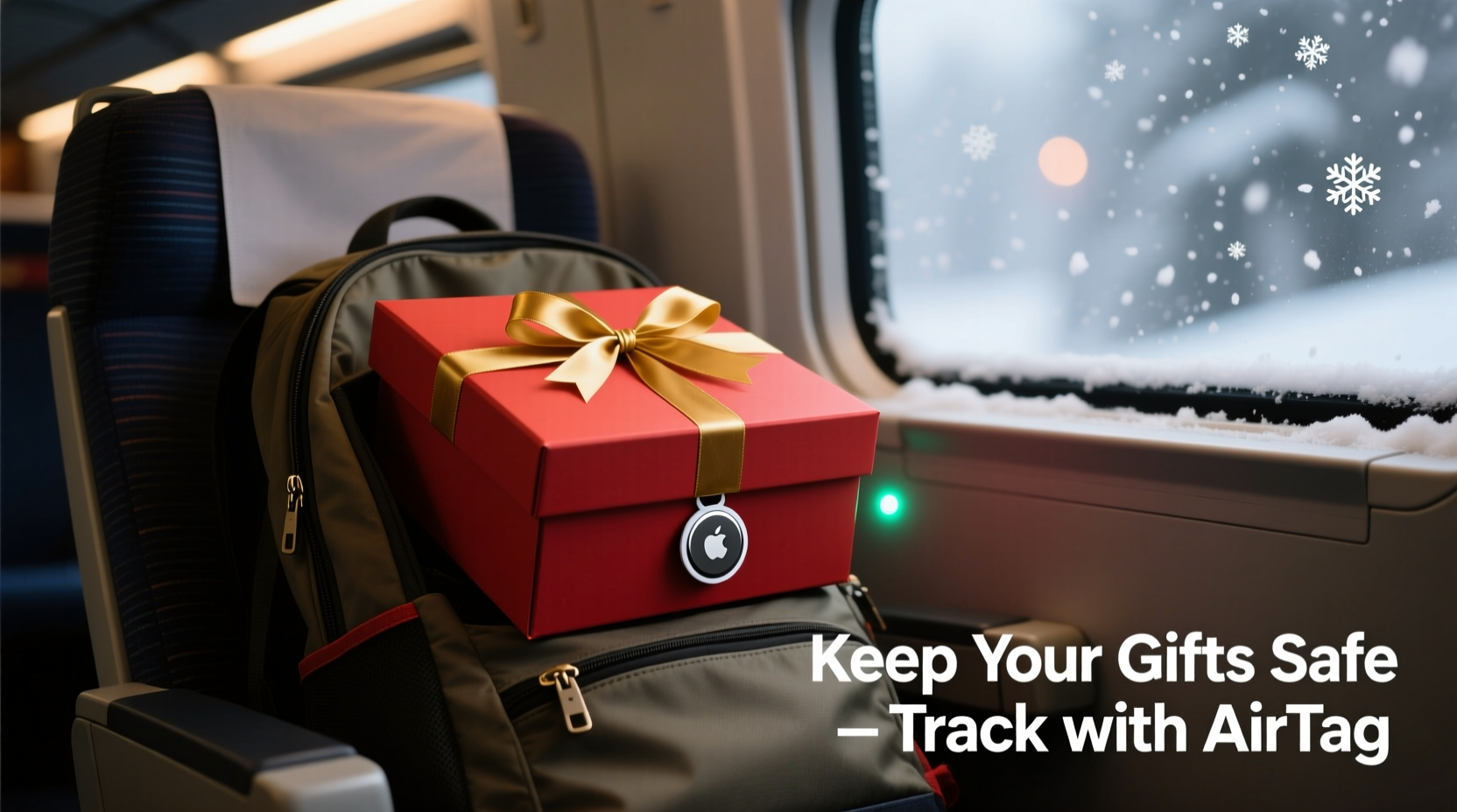 can you use airtag inside a christmas gift box to prevent loss during travel