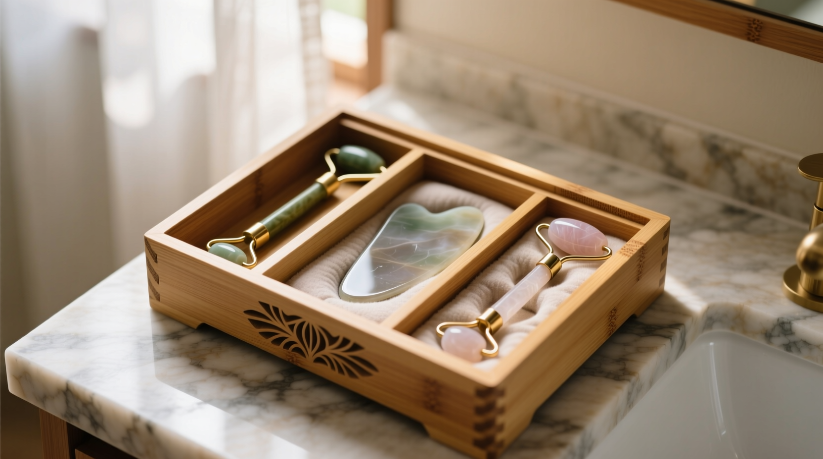 closet organization tips for skincare tools