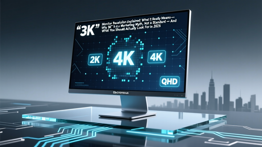 3K Monitor Resolution Explained What It Really Means: Why '3K' Is a Marketing Myth, Not a Standard — And What You Should Actually Look For in 2025