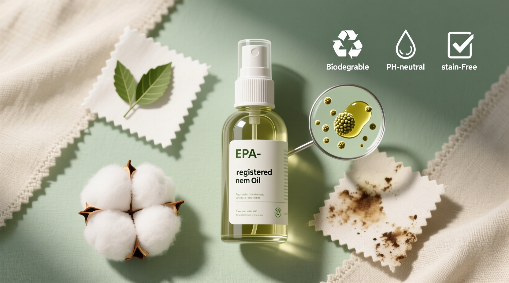 eco friendly mask sanitizing with neem oil
