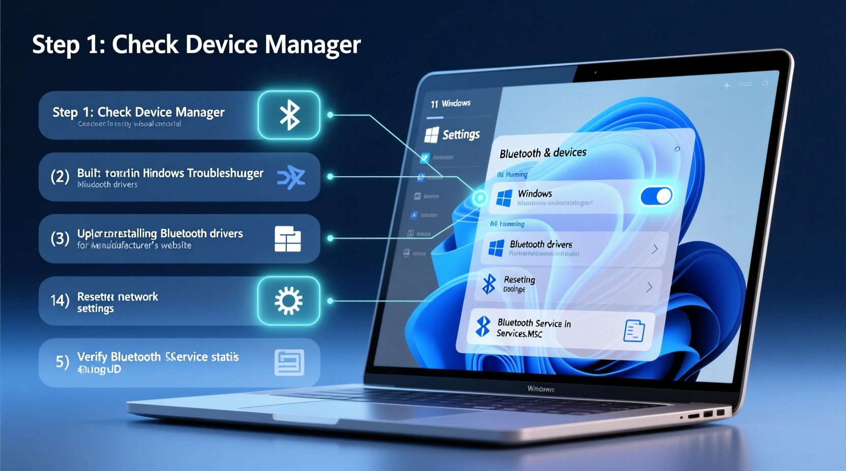 fix windows 11 bluetooth missing toggle troubleshooting guide