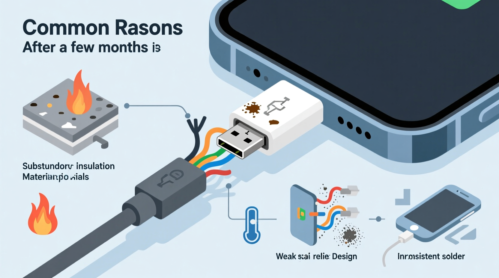 why does my charger stop working after a few months