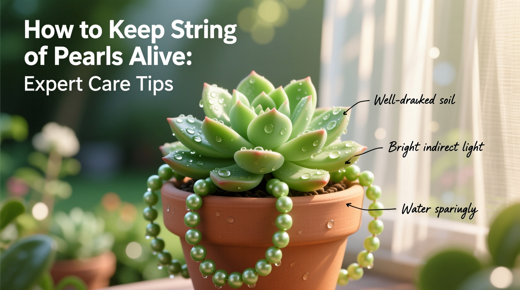 5 Ways to Save Your String of Pearls | TheHomeSprouts