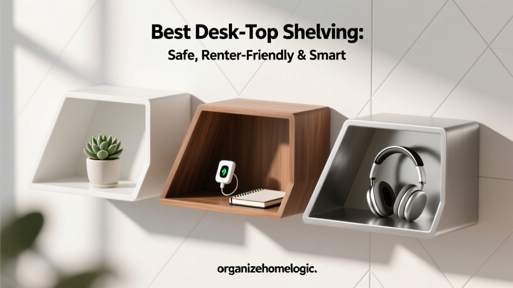 Best Desk-Top Shelving: Safe, Renter-Friendly & Smart