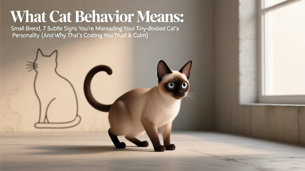 What Cat Behavior Means Small Breed