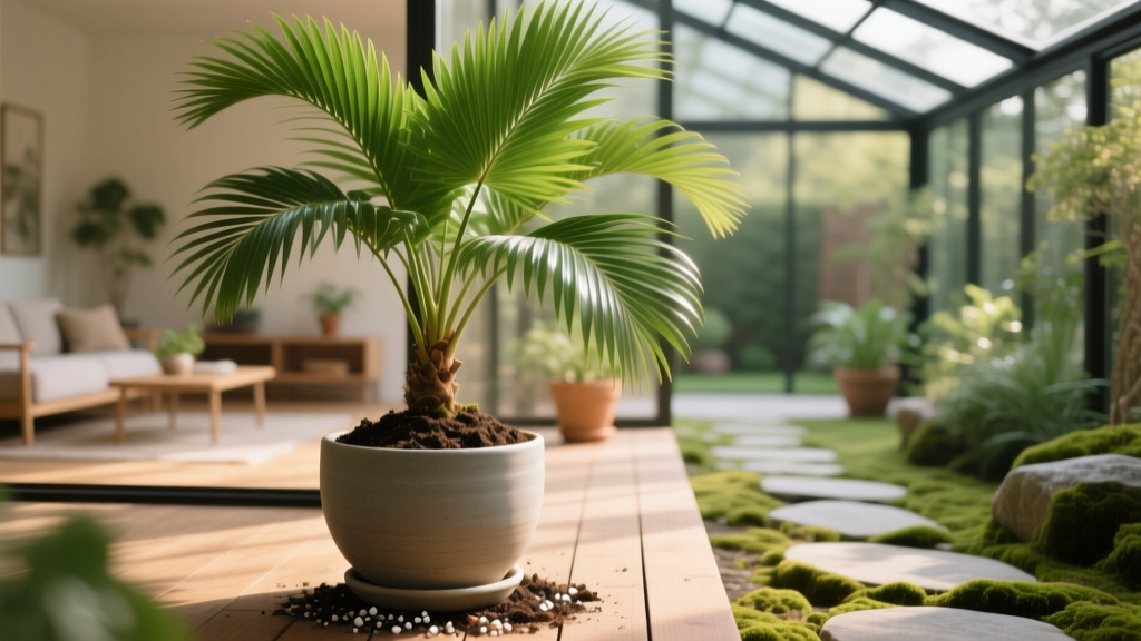 Indoor Palm Soil Mix for Outdoor Transition