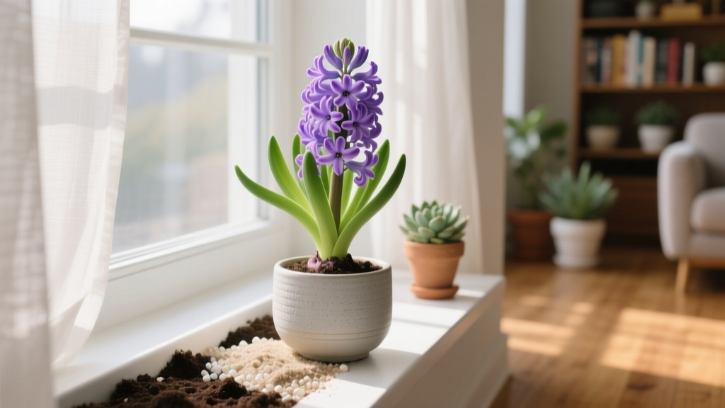 Indoor Hyacinth Soil Mix: Fix Drainage, Extend Blooms