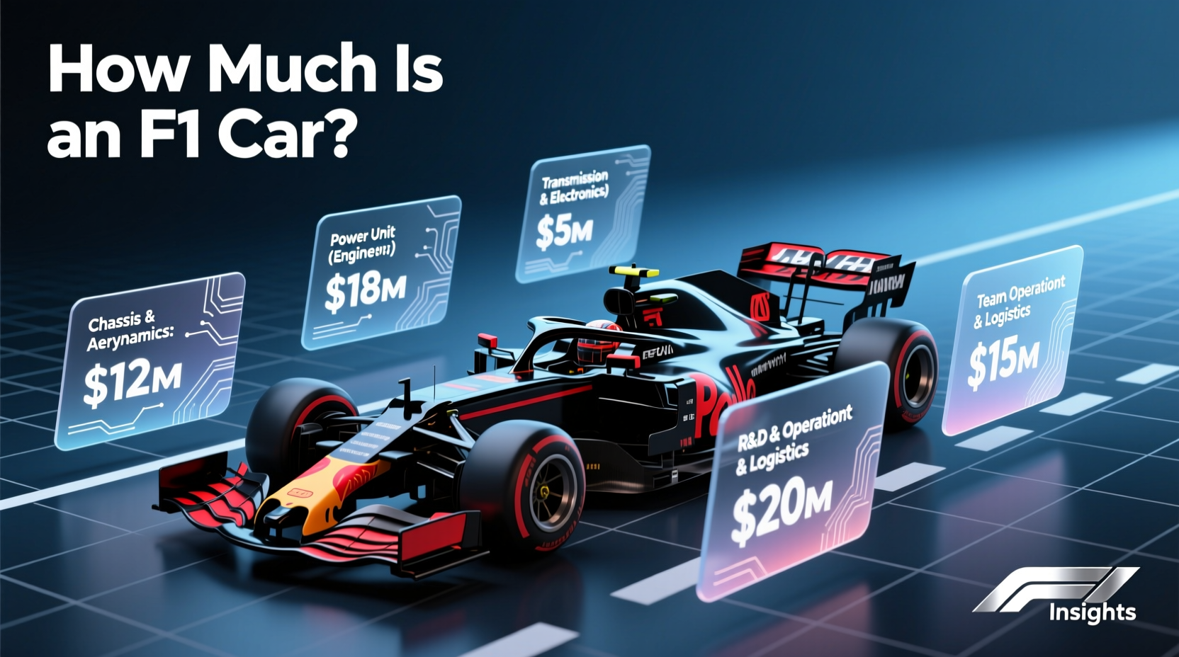 how much is a f1 car