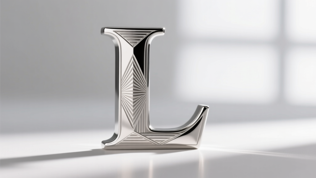 Macro shot of a laser-engraved sterling silver L'chaim pendant showing crisp Hebrew lettering edges under bright studio lighting