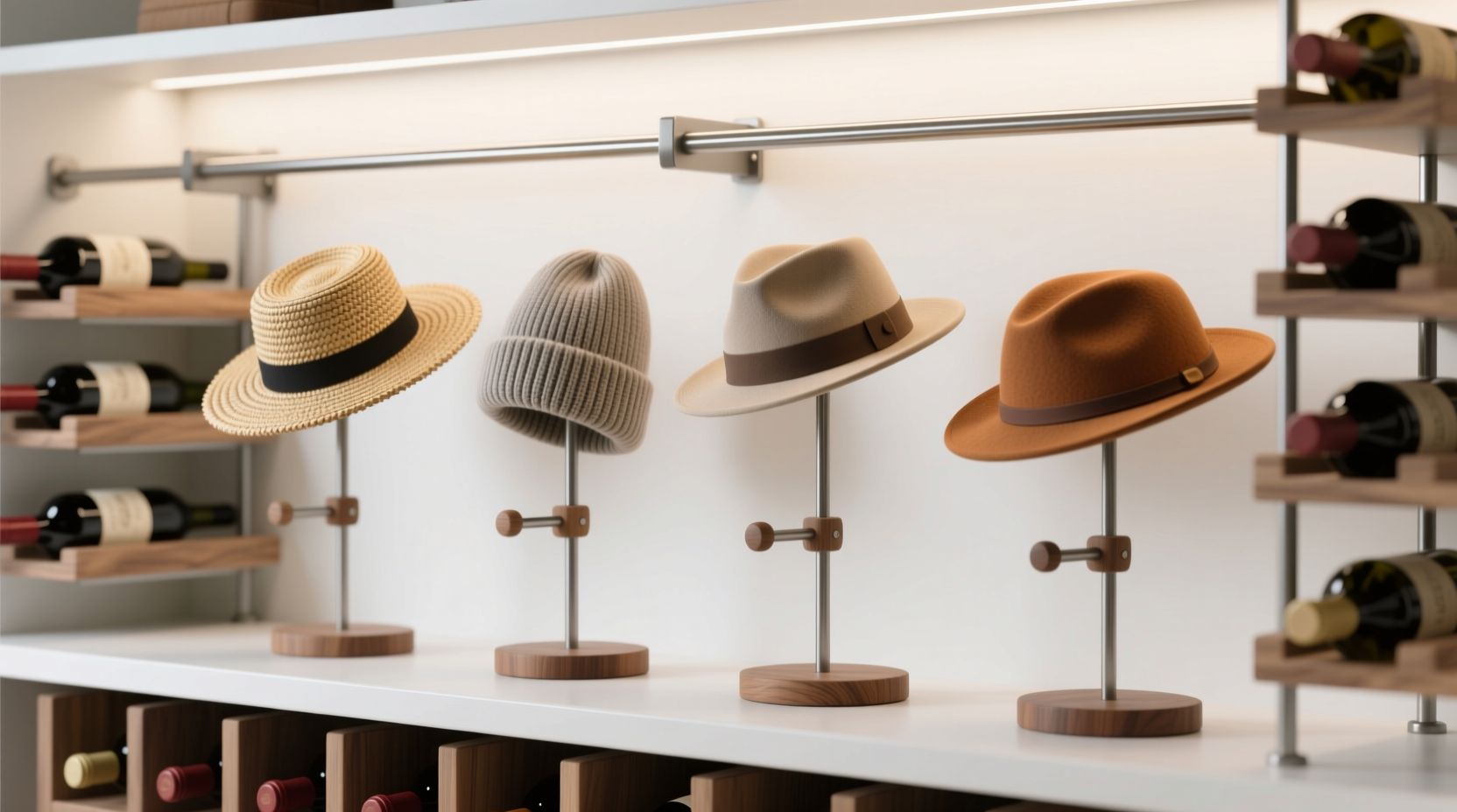 closet organization tips for hats