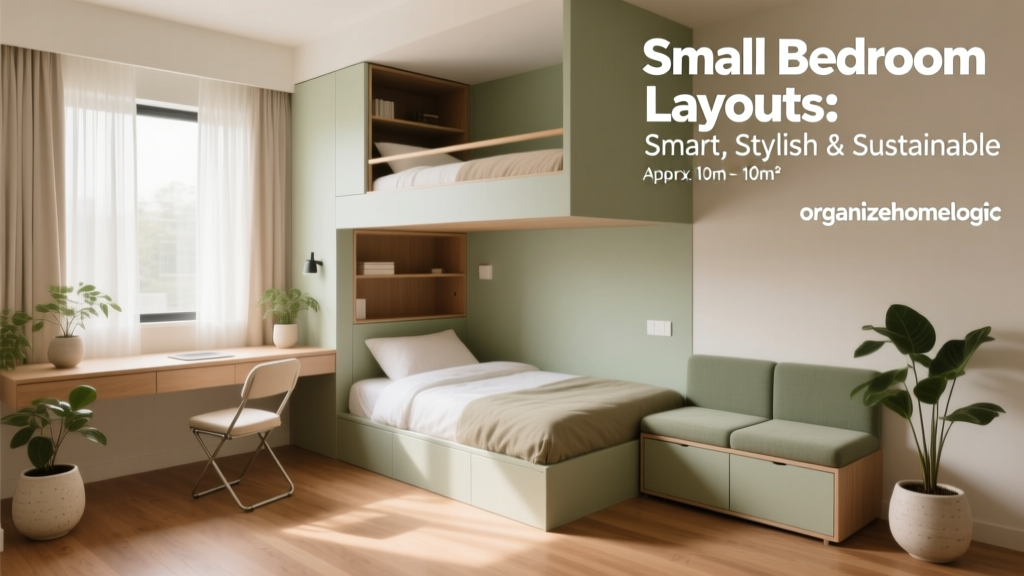 Small Bedroom Layouts: Smart, Stylish & Sustainable