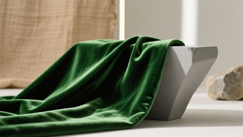 Green Cotton Velvet Fabric: Sustainable Luxury Explained