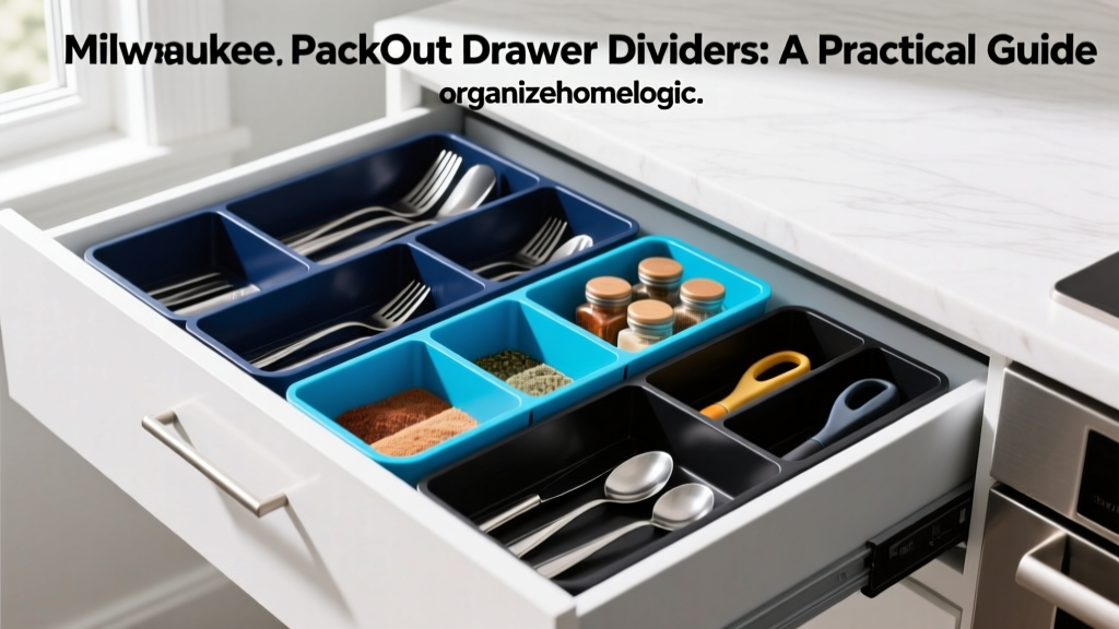 Milwaukee PackOut Drawer Dividers: A Practical Guide