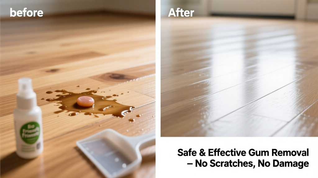 How to Remove Gum from Hardwood Floors Safely