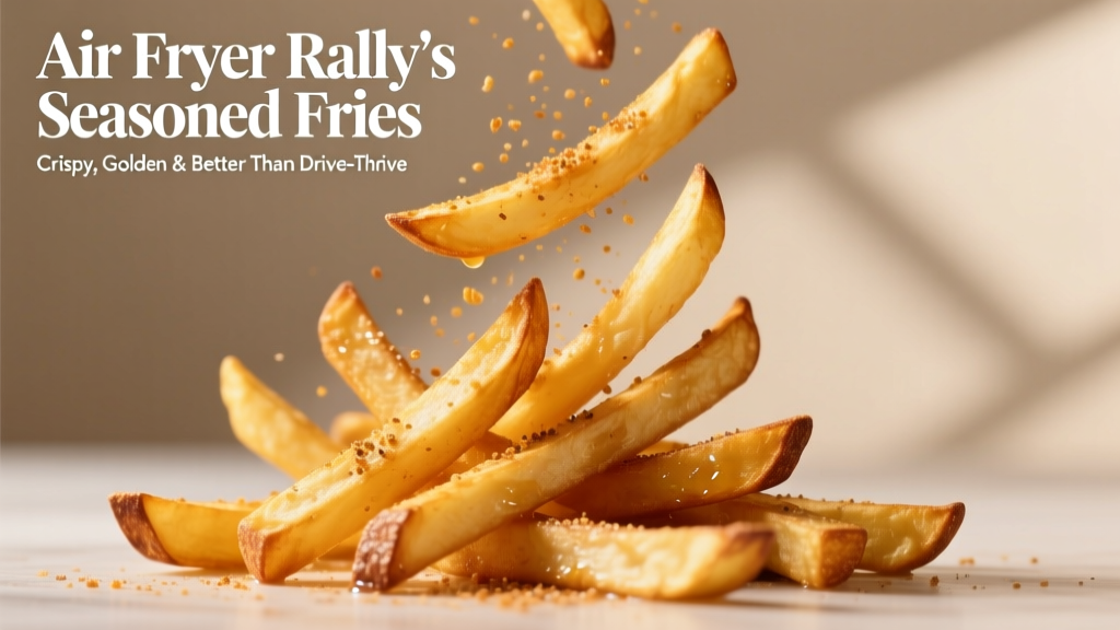 Air Fryer Rally's Seasoned Fries: Crispy & Golden