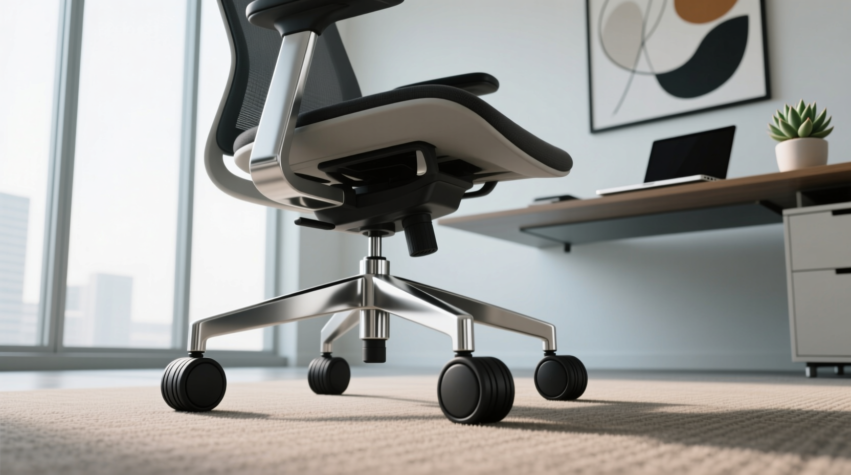 you should get better wheels for your office chair
