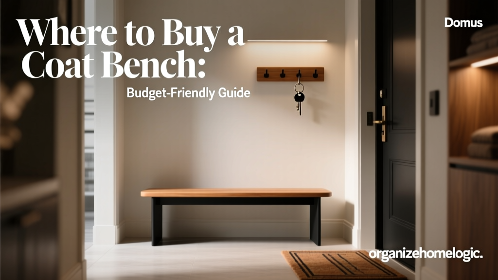 Where to Buy a Coat Bench: Budget-Friendly Guide