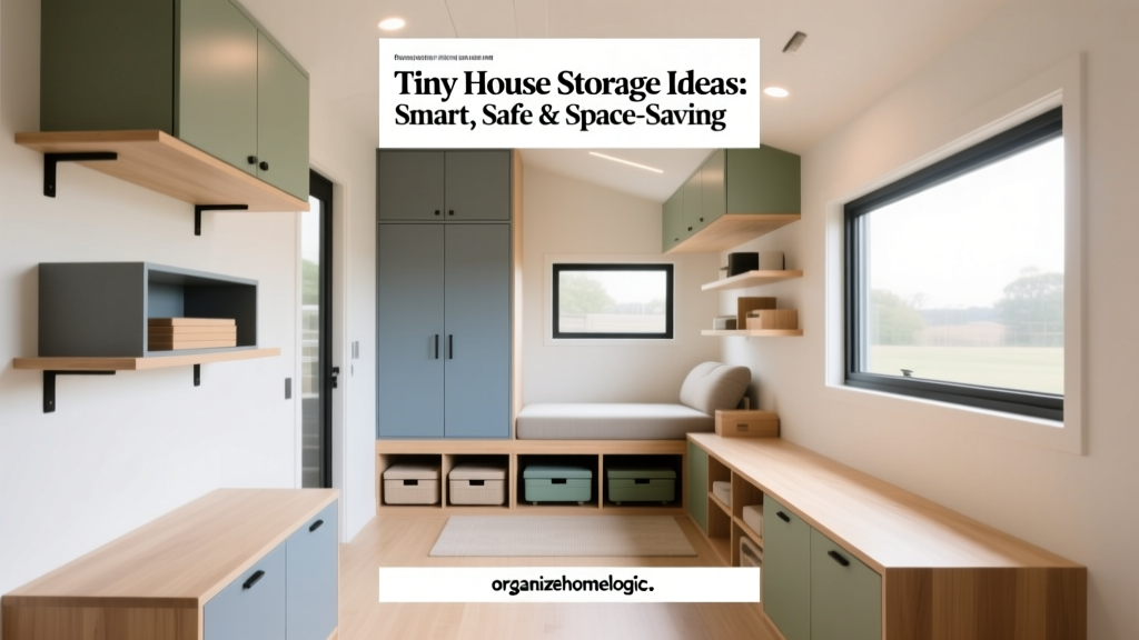 Tiny House Storage Ideas: Smart, Safe & Space-Saving