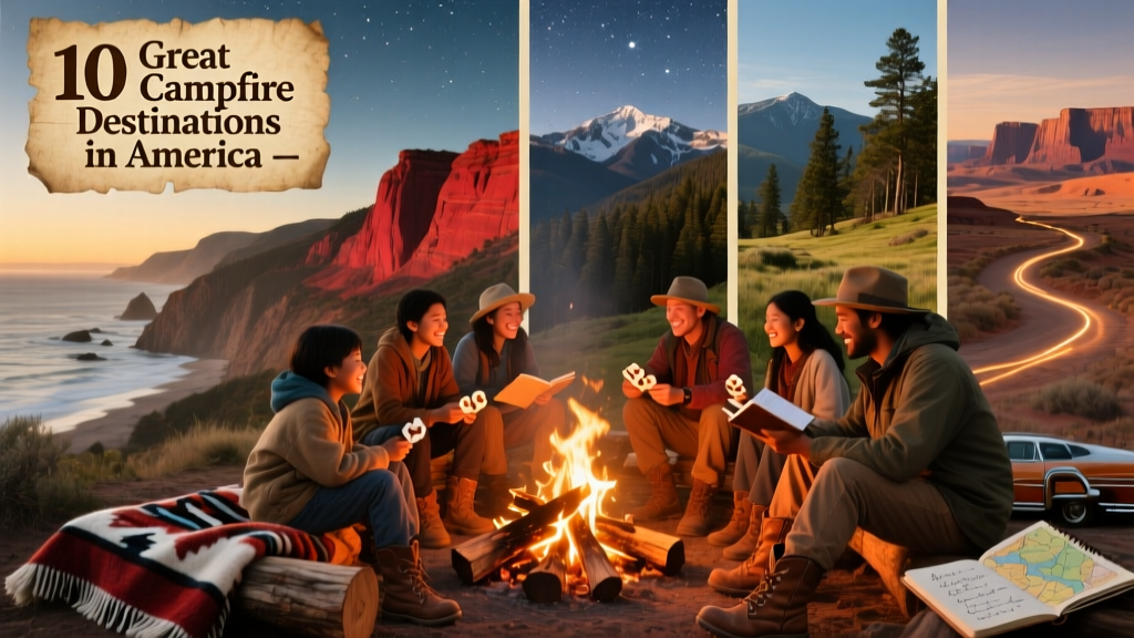 Ten Great Campfire Destinations in America: Where Flame Meets Frontier