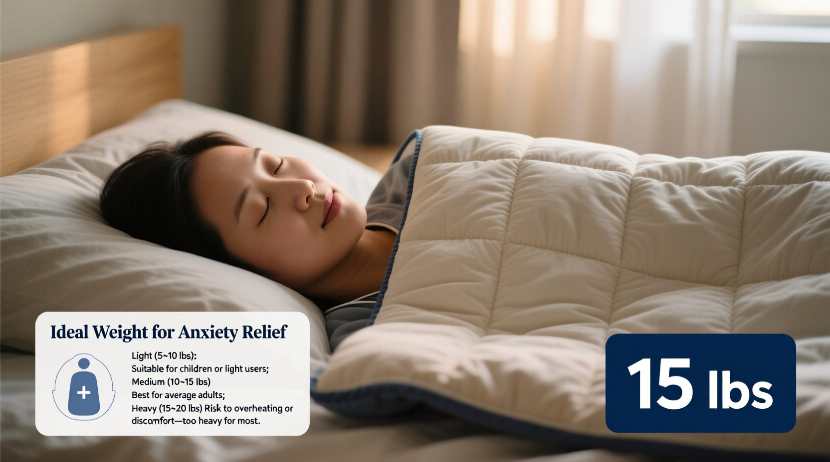 weighted blanket specific weight guide how heavy is too heavy for anxiety