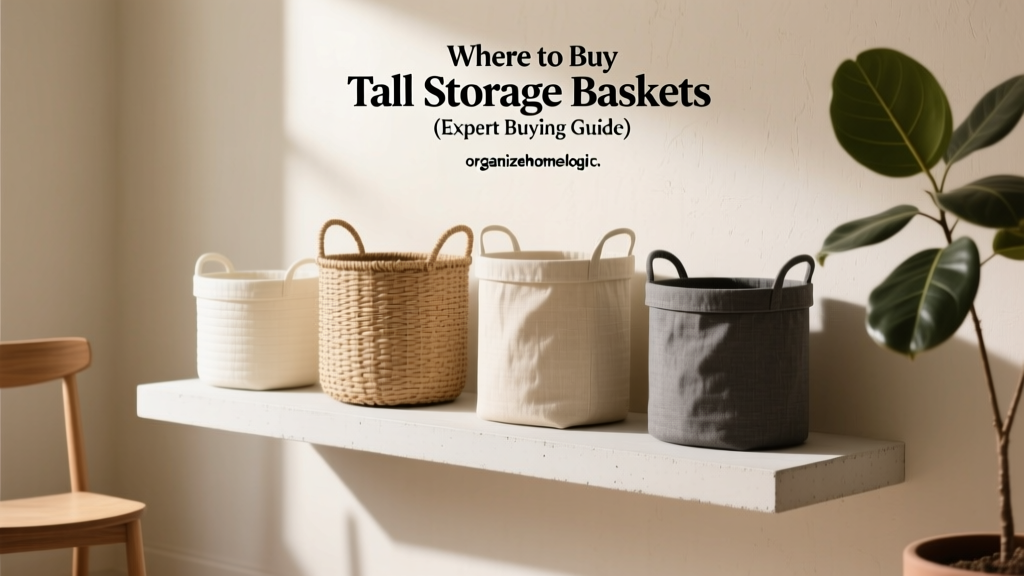 Where to Buy Tall Storage Baskets (Expert Buying Guide)