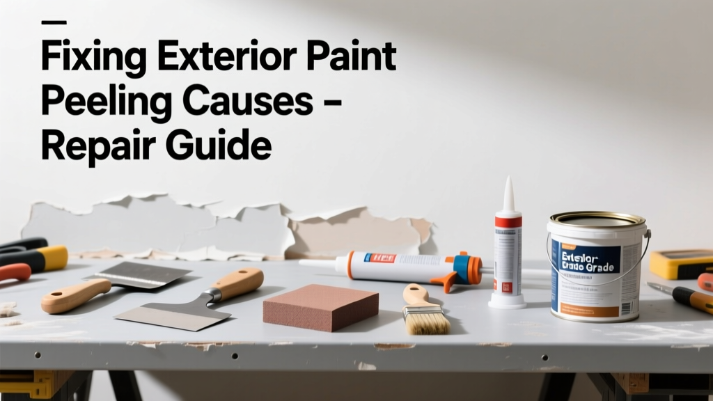 Fixing Exterior Paint Peeling: Causes & Repair Guide