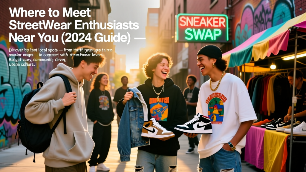Where to Meet Streetwear Enthusiasts Near You (2024 Guide)