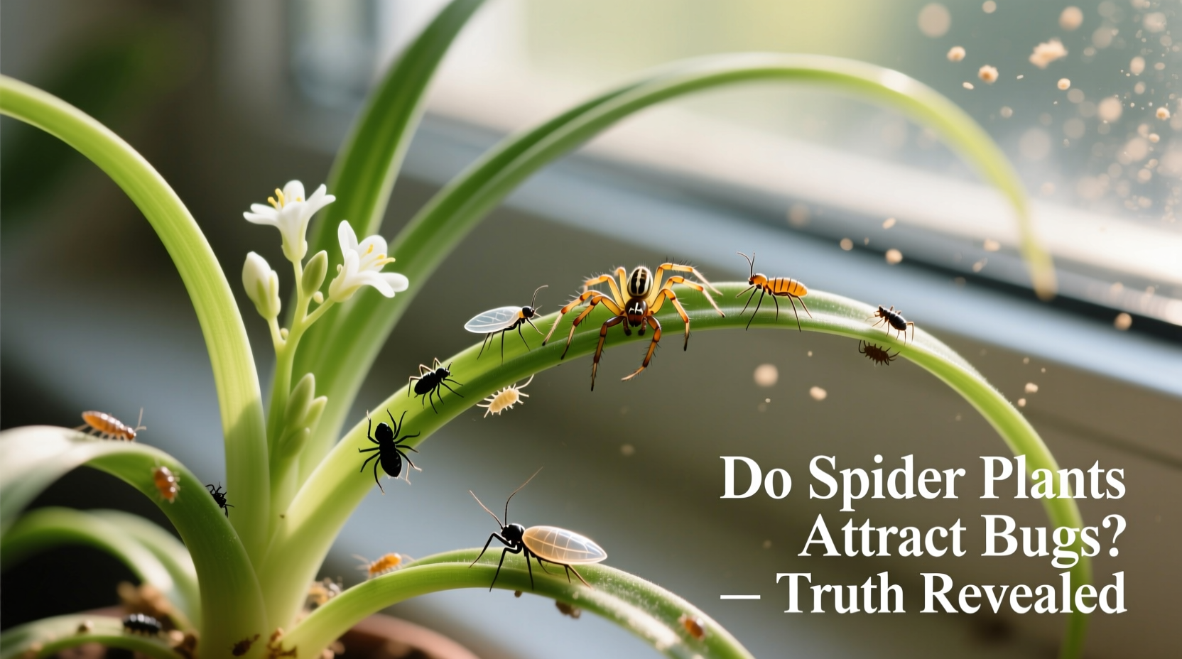 5 Bugs Spider Plants Attract | TheHomeSprouts