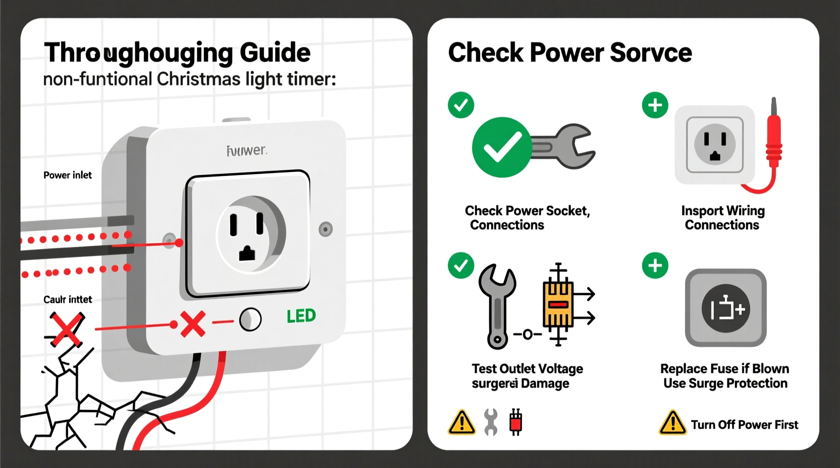 christmas light timer not working troubleshooting tips for common electrical issues