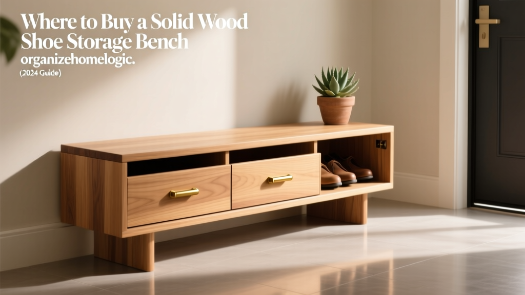 Where to Buy a Solid Wood Shoe Storage Bench (2024 Guide)