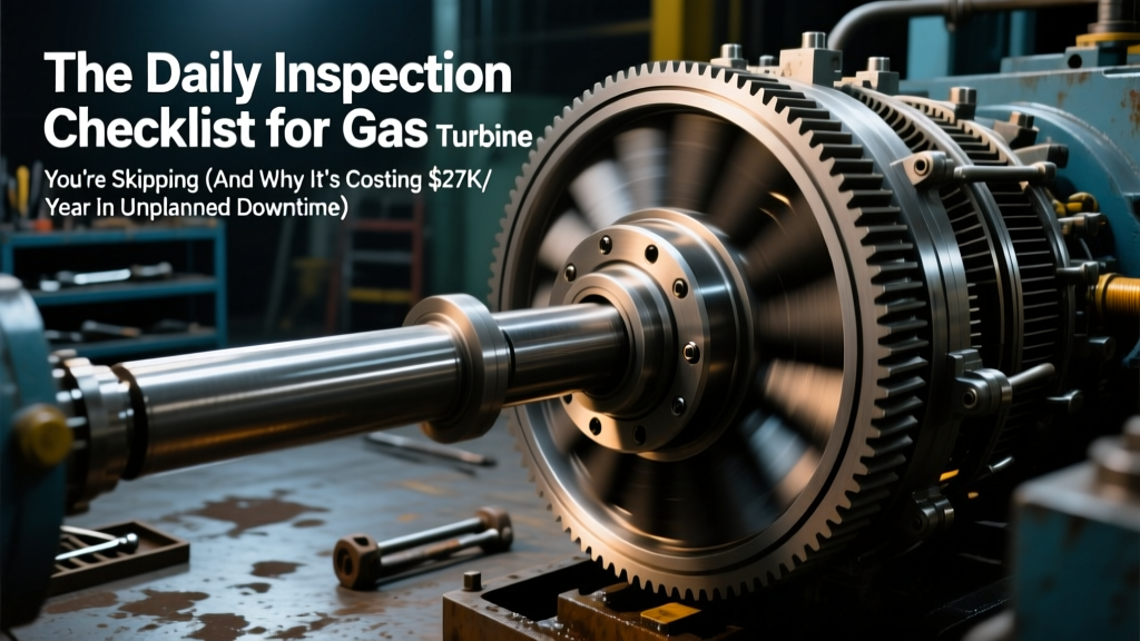 Gas Turbine Daily Inspection Checklist: Stop $27K/Year