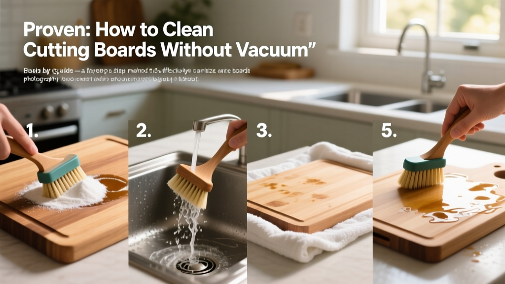 Proven: How to Clean Cutting Boards Without Vacuum