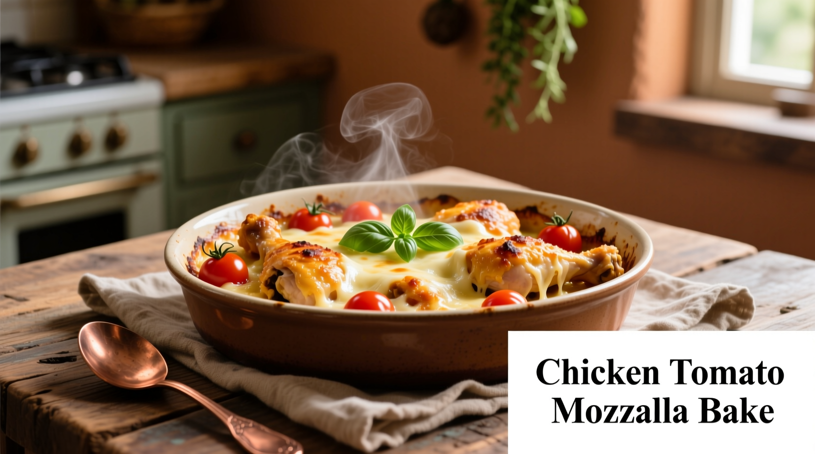 Perfect Chicken Tomato Mozzarella Bake Recipe in 40 Minutes